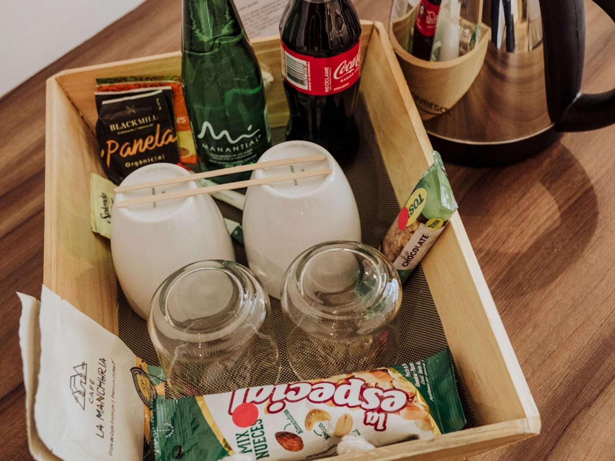 Novotel Medellin El Tesoro Exterior photo A typical room service tray