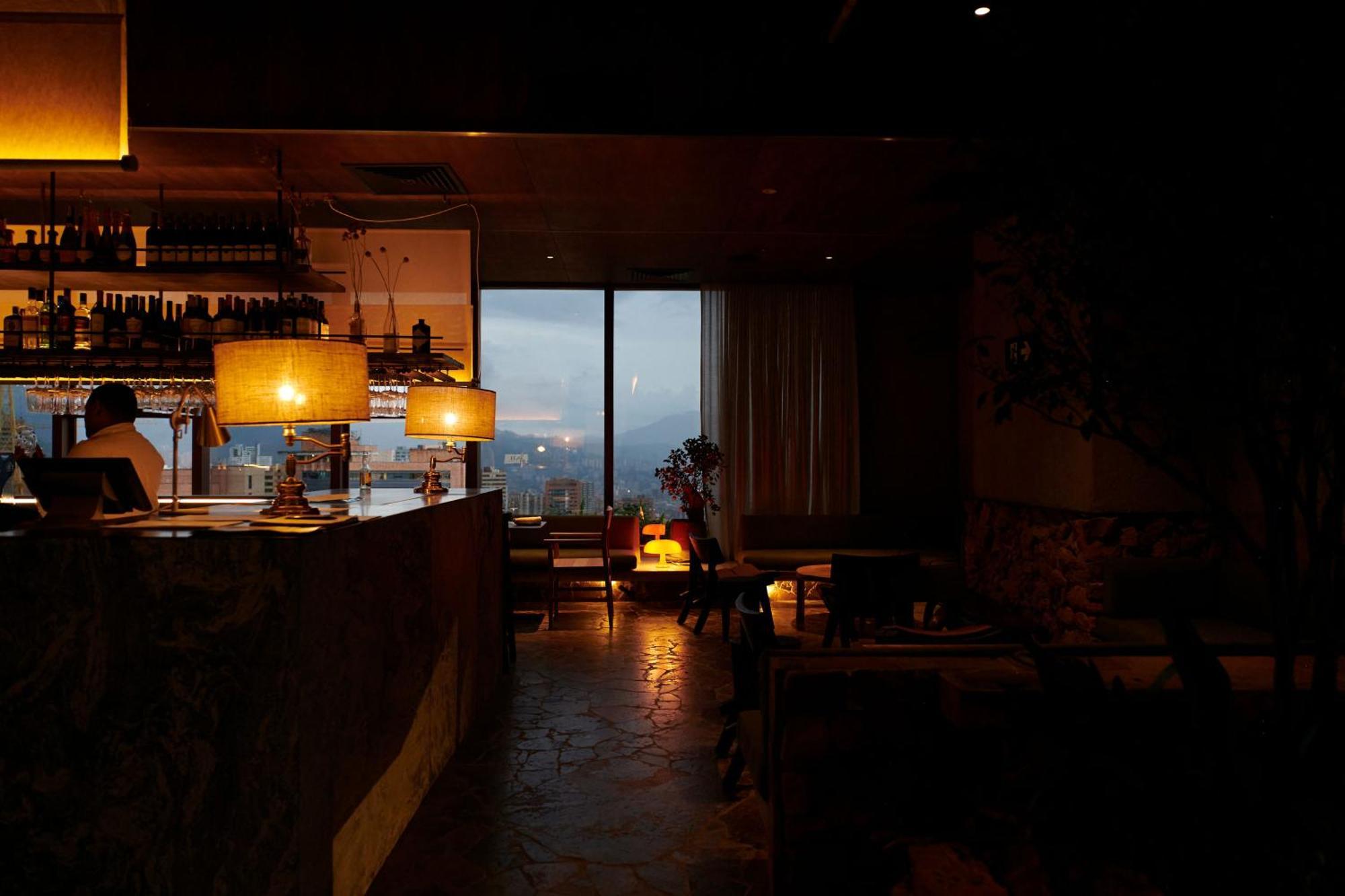 Novotel Medellin El Tesoro Exterior photo Interior of the restaurant